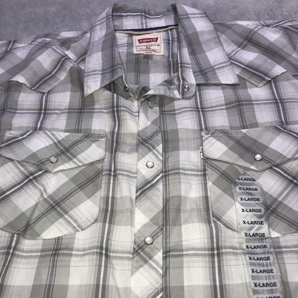 Men’s Levi’s red tab long sleeve shirt NWT SIZE XL - Picture 2 of 4